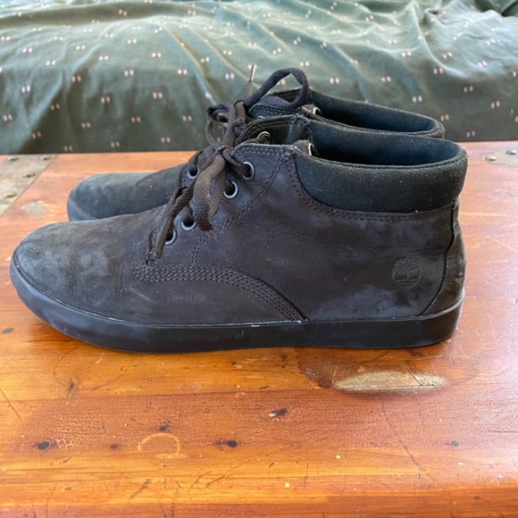 Timberland Dausette Chukka Black Nubuck Sneakers Women’s Size 8.5 - Picture 7 of 11